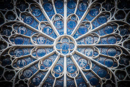 Photo de rosace de Notre-Dame
